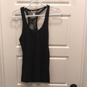 Lace racer back tank